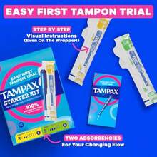 Sr Kit Multack Wit LeakGuard Braid Ular/Super Orncy Ea First Tampon Trial Unscented 2 Count - 12 件裝 - 查看 5