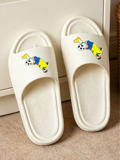 情侣防滑浴室拖鞋，简约室内家居拖鞋，男女通用