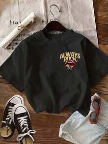 Women T-Shirts - Black - View 3