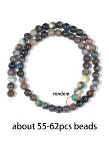 6/8/10mm Natural Stone Beads, Purple Stone, Spodumene, Tiger Eye Agate, Elegant Round Loose Beads, Energy Stone, Suitable For Prayer Beads, Yoga, Jewelry Making Accessories - Multicolor - View 21