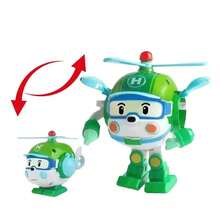 Nuevas figuras de acción de dibujos animados transformación Anime mano deformación coche modelo avión regalo juguetes Robots para - E - Ver 9