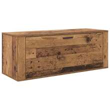 Cabinet à chaussures avec étagère Bois ancien 100 x 35 x 38 cm - Brun - Voir 2