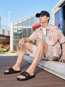 2026新款男士运动拖鞋，夏季防滑带沙滩户外运动拖鞋 - 黑色 - 查看 6