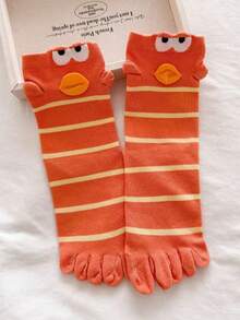SpongeBob SquarePants 1 Pair Random Funny Expression Crew Socks, 3D Lip Casual Socks For School & Streetwear - Multicolor - View 14