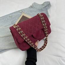 Women Top Handle Bags - Red - View 1