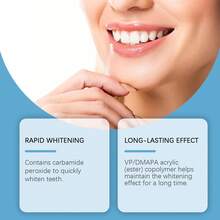 Oralhoe Tiras Blanqueadoras de Dientes 3D White, Tratamiento de Blanqueamiento Dental Intensivo, Para eliminar manchas y decoloraciones en los dientes, especialmente eficaz contra manchas difíciles como el café o el té. Elimina Manchas y Refresca el Aliento, Fórmula Suave Sin Sensibilidad, Fáciles de Usar, 7 Pares para 7 Días de Tratamiento - Tiras blanqueadoras de diente - Ver 4