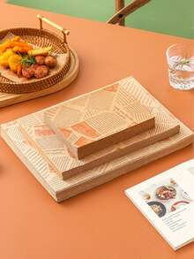 200/100/50pcs Food Paper, Suitable For Packaging, Pad Paper, Decoration, Sandwich Hamburger Biscuit Packaging Paper, Oil Absorption Paper For Dinner Plate, Table Food Basket, Food Pad Paper, Frying Pan Paper, DIY Food Tools - View 8