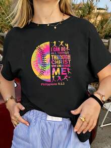 Women T-Shirts - Black - View 1