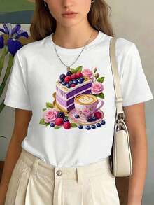 Women T-Shirts - White - View 1