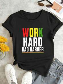 Dam-T-shirts - Svart - Visa 2