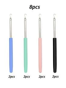 1/2/8入 手鍊輔助勾 - 簡易使用珠寶扣環工具、手鍊扣環輔助器、可調節手鍊扣環助手、便攜式手鐲連接器、手鍊連接輔助工具、珠寶勾扣裝置女性旅行配件 - 彩色 - 查看 14