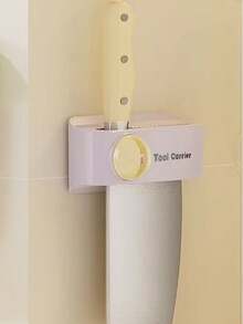 1 Giá treo dao gắn tường tích hợp dụng cụ mài dao, giá đựng dao đa năng, giá sắp xếp dao nhà bếp tiết kiệm không gian. - Nhiều màu - Xem 12