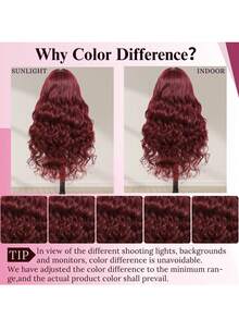 13x4蕾丝前假发，真人混纺发丝，预先拔毛；200密度高清水波纹蕾丝前假发，真人混纺发丝；前额假发；真人混纺发丝假发；女士无胶假发；真人混纺发丝，预先拔毛 - SBUG - 查看 10