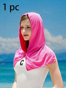 Quick Dry Cooling Hooded Towel, Sun Protection Neck Head Cover, Breathable Mesh Cold Fabric Cap Scarf, Sweat Absorbent Lightweight Accessory For Running, Cycling, Beach, Camping, Outdoor Summer Sports - Multiple Styles - View 18