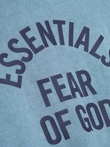 FEAR OF GOD ESSENTIALS - Men Campus 90'S Short Sleeve Tee - FADED COASTAL - View 2