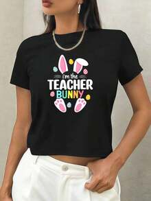 Women T-Shirts - Black - View 1