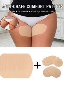 30pcs/Pack Summer Thigh Chafing Covers, Magical Elastic Fabric Anti-Chafing Seamless Leg Sleeves For Athletes, Gentle Compression - Multicolor - View 2