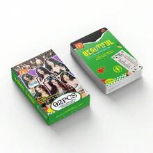 92pcs KATSEYE Tour THE BEAUTIFUL CHAOS Photo Cards, Celebrity Stickers, LOMO Cards - Multicolor - View 3
