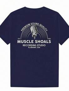 Casual Polyester T-Shirt With Round Neck And Mesh Collar - 黑色 - 查看 8
