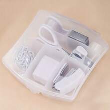 一套迷你办公用品 - 包括订书机、剪刀、起钉器、订书钉、胶带座、卷笔刀、回形针 - 小巧便携，适合圣诞节、春节、教师节、万圣节、复活节、国庆节、儿童节、生日、旅行纪念品、毕业典礼、聚会、送给年轻人、情侣、同事、朋友、孩子、同学、导师等。 - 訂書機套裝 - 查看 7