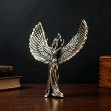 Brass Statue, Home Decor Figurine, Vintage Living Room/Office Desktop Decorative Sculpture, Creative Gift - 1PC - View 1
