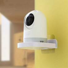 A Wall-Mounted Bracket Suitable For Two Security Cameras And A Baby Monitor. It Is Installed Using A Strong Adhesive, No Drilling Required. This Space-Saving Shelf Is Perfect For The Bedroom, Kitchen, And Living Room. - 1 Random Item - View 9