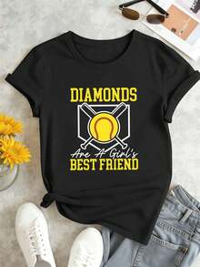 Women T-Shirts - Black - View 2