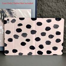 1PC Pink With Black Brushstroke Dots Print Tablet Case With Pen Holder,Compatible With IPad 10.9/10.2/ Air 5th Gen/Pro11/10th/9.7/Air 2/ (7th Gen)/ (8th Gen)/ Air 4/5/ Pro 11/ 10th Generation 10.9-Inch 2022 Smart Case/ Air 13(M3 2025)/ Air 11(M3 2025)/ Air 11(M3 2025)/ 11(A16 2025),Compatible With Oppo Pad,Compatible With Huawei Matepad,Compatible With Vivo Pad,Compatible With Honor Pad,Compatible With Lenovo Xiaoxin Pad - Multicolor - View 6