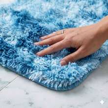 3-Piece Set Of High Pile Bath Mat. - 綠松石 - 查看 3
