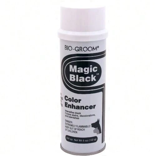 Ibanez Magic Black Spray Chalk, Works On Long And Short Hair, Non-Sticky And Non-Irritating, 142 Gram Container - Black and White - View 1