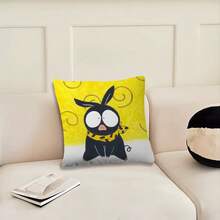 1 chiếc vỏ gối trang trí hình nhân vật hoạt hình Ranma 1/2 (P-Chan/Ryoga Pig) dễ thương - Dùng cho phòng khách, đầu giường, văn phòng, phòng ngủ hoặc gối tựa sofa - In một mặt, có thể giặt máy (Không bao gồm ruột gối) - 1PC - Xem 4