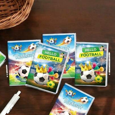 FIFA 1 adet Dünya Kupası Futbol Temalı Yumuşak Kapaklı Defter, Çıkarılabilir Şeffaf Kapak, Çizgili, Kareli, İngilizce, Öğrenci veya İş Not Defteri, Günlük, Şeffaf Kapak, Yatay Çizgiler, Öğrenci, Ofis veya İş Not Defteri, Günlük