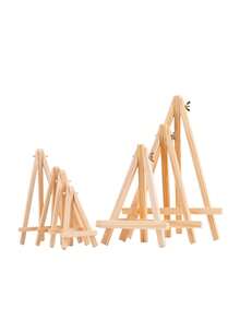 1/3 pezzi Mini cavalletto da esposizione in legno, cavalletto in legno supporto per numeri di tavolo per matrimoni, supporto per esposizione foto, forniture per artigianato e artisti, decorazione per la casa, cavalletto a treppiede per esposizione, supporto per cartellini da tavolo per matrimoni, supporto per esposizione dipinti, mini cavalletto, supporto multifunzionale per esposizione dipinti - Colore del legno - Visualizzare 10
