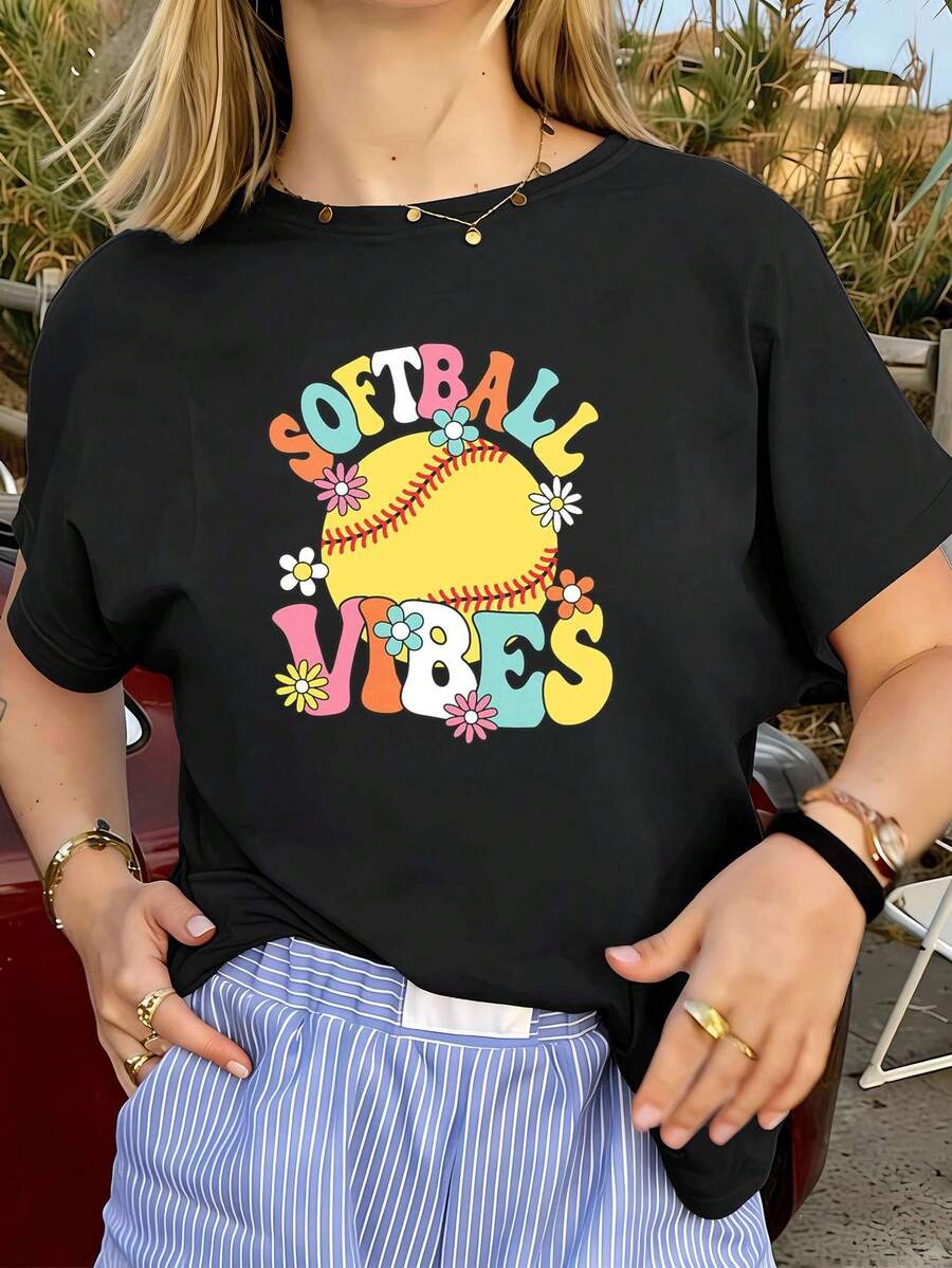 Women T-Shirts - Black - View 1