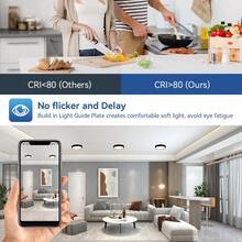 CANMEIJIA Modern Exposed Panel Light, LED Ceiling Light, Indoor Ceiling Lamp, Aluminum Frame, Black/White, Wide Voltage 110-265V, Hard-Wired Installation, 3-Color Dimming With Memory Function, Cool White/Neutral White/Warm White - Aluminum Surface-mounted Panel Lights - View 5