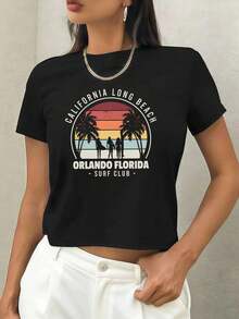 Women T-Shirts - Black - View 1