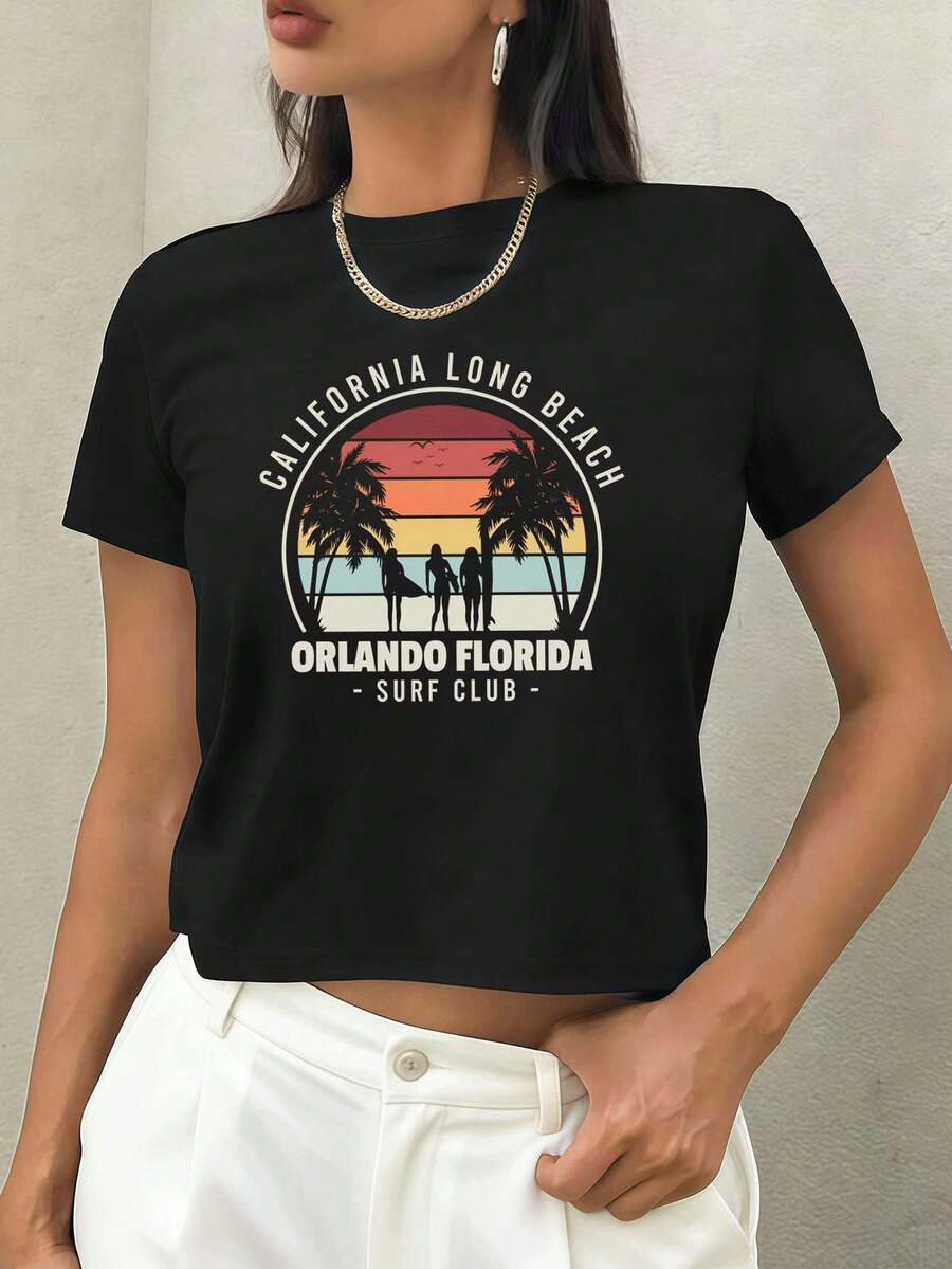 Women T-Shirts - Black - View 1