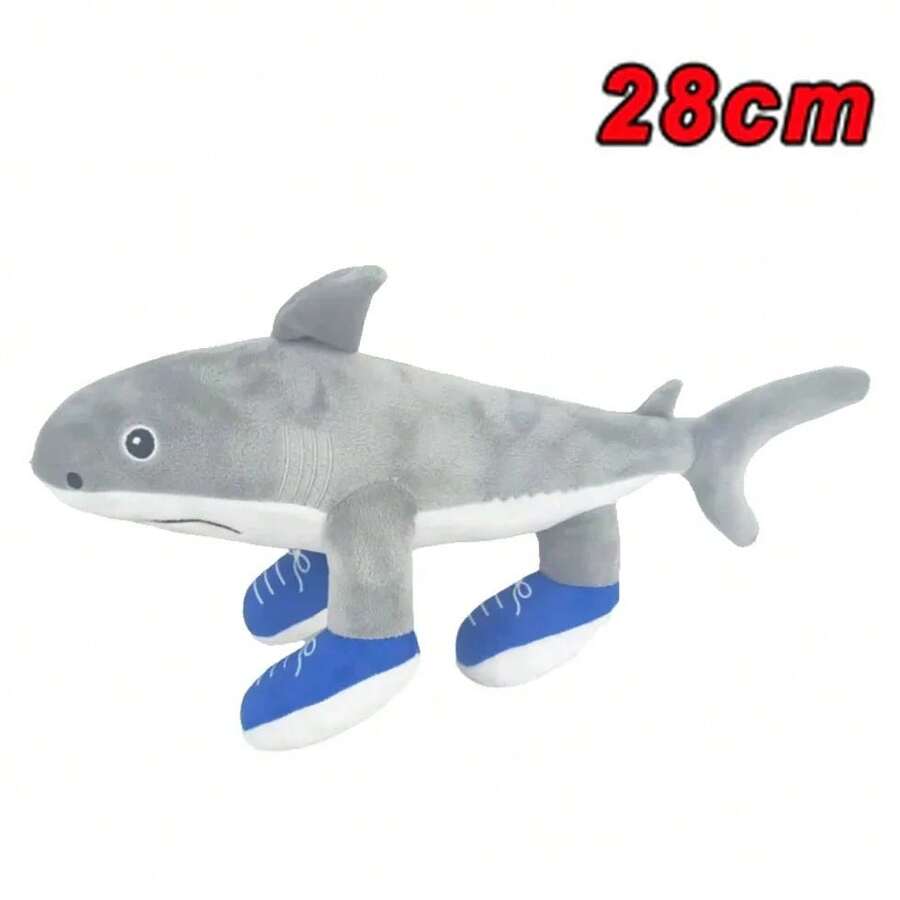 Tralalero Tralala Tungtungtung Sahur Plush, Italian Brain Rot SHARK Plush, Animal Doll, Stuffed Animals, Stuffed Doll, Gifts - shanhaijing 01 - 查看 1