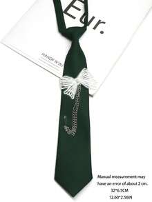 1 chiếc cà vạt hình bướm không cần thắt, phù hợp cho phong cách thường ngày, dạo phố, dự tiệc và đi học. - Nhiều màu - Xem 11