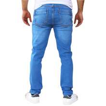 Slim Fit Stretch Denim Pants For Men John Silver - Dusty Blue - View 2