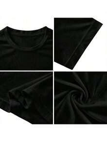 Women T-Shirts - Black - View 4