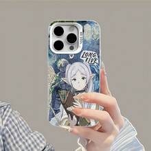 Funda para teléfono con personajes de Mystical Adventure. Compatible con fundas para teléfonos ,  17,  16 Pro Max,  15 Pro Max,  13 y  12. Fabricada en TPU, con un diseño moderno y elegante que ofrece protección contra golpes y caídas. Un regalo ideal para familiares, amigos, seres queridos, novios/novias, y para ocasiones especiales como fiestas y aniversarios. - Blanco - Ver 5