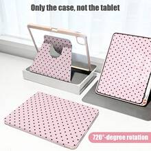 1 件装翻盖桌面保护套，带笔槽、360° 旋转支架、波点图案、PU 皮革材质，兼容三星 A9/A9+/S9/S9FE/A11/A11+/S11/S10 FE/S10 FE+/S10 Lite、A16 2025、Air 11/13、M3 2025、Mini 7 A17、Pro 2024、Air 11/13、M2 2024、Pro 11/13、M4 2024、Pro 12.9、7/8/9 代、10.2、10 代、10.9、Air 4/5/6/7/8、10.9、Pro 11、4/5/6 代、Mini 6、SE 11、荣耀、Matepad SE 11 等机型。 - 彩色 - 查看 1