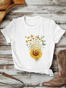 Women T-Shirts - White - View 1