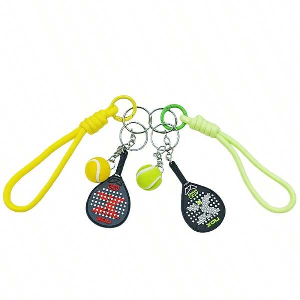2025 Model Nox Racket Keychain, Mini Racket Shaped, Unisex, Suitable As Bag Accessory, For Car, Wallet And Backpack, Great Holiday Gift