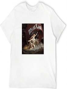 Meat Loaf Dead Ringer - Camisetas con cuello redondo para hombre, color blanco - Blanco - Ver 1