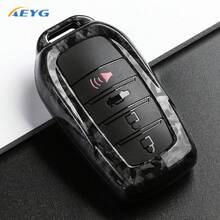 Ốp chìa khóa xe hơi bằng nhựa ABS kiểu sợi carbon cho CHR, Hilux, Fortuner, Land Cruiser 200, Camry, Corolla, Crown, RAV4 & Highlander - A - Xem 12