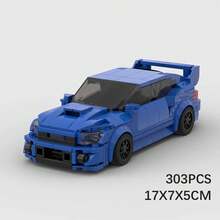 Set de Bloques de Construcciónécnica Superdeportivo Rojo 377 Piezas, Modelo Realista de Coche Deportivo, Juguete Educativo para Niños, para Coleccionismo y Decoración de Coches Urbanos - 377PCS PDF - Ver 10