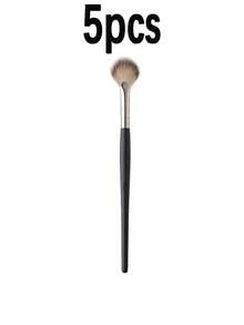 Cọ tán má hồng hình quạt, cọ highlight, cọ phấn phủ mềm mại dành cho người mới bắt đầu và sinh viên. - Nhiều màu - Xem 7