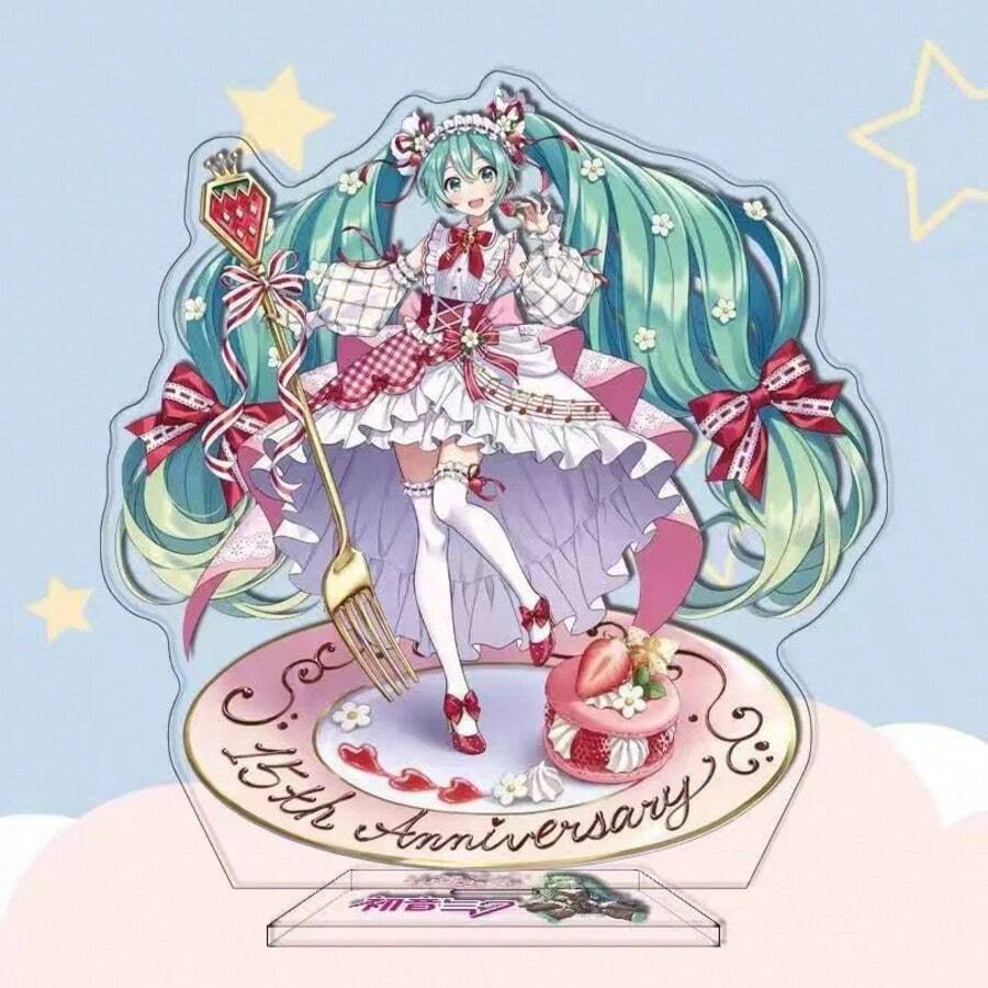 Mi-Ku Standee, Cute Standee Decor, Anime Merchandise, Desktop Ornament, Gift For Friends, Girlfriend, Birthday, Christmas - Multicolor - View 1